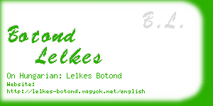 botond lelkes business card